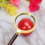 70mm Handheld Reading Magnifier 10x Handheld Magnifying Glass Ergonomics Handle Design