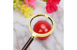 China 70mm Handheld Reading Magnifier 10x Handheld Magnifying Glass Ergonomics Handle Design supplier