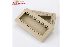 China Perfume Oil Roller 2ml Package Tester Kraft Perfume Boxes With Window supplier