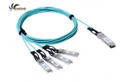 China QSFP-4X10G-AOC1M 40Gb/S Active Fiber Cable supplier