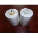 China raw White Polyester Yarn , dye tube Polyester Ring Spun Yarn for sale