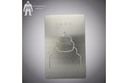 China Custom High Quality Pattern Metal Wedding Invitation Card Barcode Card supplier