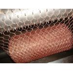 1.2m Width 2 Inches Woven Copper Wire Mesh Hexagonal Commercial Agricultural Use