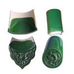 Traditional Temple Pavilion Villa Concrete Ceramic Glazed Roof Tiles Chinese Style for sale
