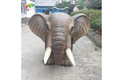 China Car Rideable Animatronic Elephant Equipment For Amusement Park supplier