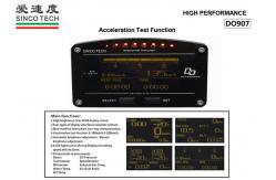 China 2.5 Inch Combination Race Car Digital Dashboard Gauges OLED Display supplier