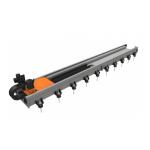 High Payload Industrial Robot Ground Rail For Welding Industry IP65 500kg Protection Rating for sale