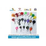 China Factory Direct Multi Styles Custom Logo Printing Plastic Retractable Badge Reel Holders for sale
