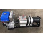 Electric Power Construction Gas Engine Powered Winch Fast Speed Cable Winch for sale