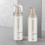 15ml 30ml Empty Plastic Pump Bottles White PP Airless Pump Bottles for sale