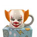 Halloween Exclusive Gift 3D Clown Mug Hood Escape Room Movie Peripheral Water Cup for sale