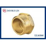DIN 259 Thread 1 inch Male x Male Brass End Cap for sale
