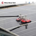 Extension Pole Telescopic Solar Panels Brush Equipment Solar Farm Photovoltaic Cleaning Machine