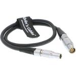 3 Pin Steadicam Zephyr to 6pin Lemo Power Cable for RED Epic Scarlet 12/24 Volts for sale