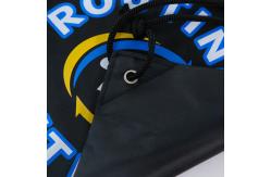 China Custom Drawstring Bags With Logo print Personalized Black Drawstring Backpack Bulk supplier