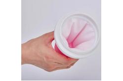 China Silicone Slushy Travel Smoothie Tumbler Milkshake Bottle With Straw supplier