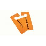 Industrial Plastic Safety Tag Custom Design for Safety Measures for sale