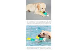China Multifunctional Interactive Pet Toys Popsicle Shaped Rubber Molar Stick 154g ODM supplier