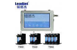 China T900 Flexible Thermal Inkjet Coding Printer 48W With 7 Inch Display 42ML Volume supplier