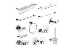 China Round ODM Bathroom Hardware Sets Sanitary Wall Mounted supplier