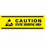 High Adhesive PVC Antistatic ESD Protected Area Warning Tape