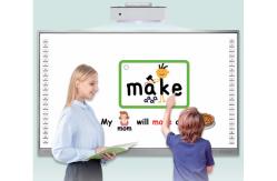 China 86 Inches Interactive Touch Screen Whiteboard with Mac Compatibility and 5000 1 Contrast supplier