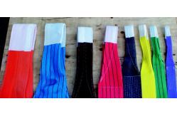 China Double Layers Polyester Flat Eye Web Sling 30mm 2 Tonne supplier