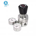 AFK R12 316 Stainless Steel Pressure Regulator Dual Gauge Nitrogen 6000psi for sale