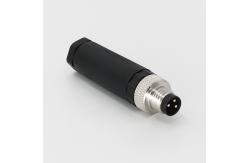 China Field Wireable Assembly M8 Connectors 5 Pin B Code Straight Male supplier