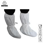 Microporous Film Waterproof Disposable Booties Slip On Boot Cover For Hospital for sale