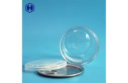 China Easy Open Ends Clear Plastic Cans Stackable Airtight Plastic Round Jar supplier