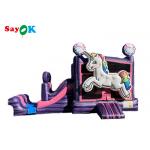 Inflatable Kids Slide Inflatable Unicorn Bounce House Jumper Slide Party Rental Unicorn Kid Zone Wet Dry Combo for sale
