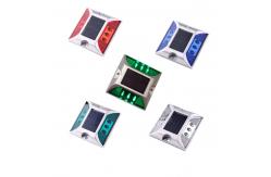 China IP68 ASTM Embedded Aluminium Solar Road Stud White Yellow Red Blue Green supplier