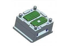 China DME HASCO 2K Plastic Injection Moulding Double Shot Plastic Case Mold supplier
