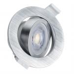 IP54 7W CCT Changeable Downlight PBT Aluminum Silver SMD2835 for sale