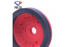 China PBLOG Resin Wheel R Beveling Resin Wheel Red Glass Processing Machine supplier