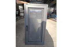 China Aluminum Frame In Swing Egress Window PVC Plastic Windows With Mosquito Net supplier