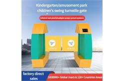 China Zento Kid Swing Turnstile Barrier Gate with SUS 304 1.5mm Thickness supplier