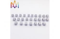 China SS Three Dimensional Perforation A - Z Alphabet Jewelry Charms supplier