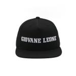 Plastic Closure Black Flat Brim Snapback Hats White Embroidered Logo for sale