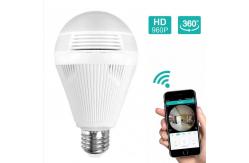 China 1080p 3mp E27 Base Camera Light Bulb 360 Degree Viewing supplier