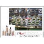 Auto Four Wheel Clamping Twisting Bottle Capping Machine Screw Capper