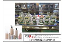 China Auto Four Wheel Clamping Twisting Bottle Capping Machine Screw Capper supplier