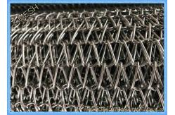 China Customized 304 Stainless Steel Wire Mesh Conveyor / Spiral Woven Wire Mesh Belt supplier