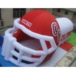 ustom inflatable football tunnel , giant inflatable helmet tunnel for promotion for sale