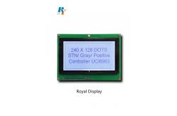 China STN Gray COB LCD Display 240X128 Dots Graphic Positive Monochrome 5.25V supplier