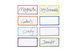 China Printable Reusable Magnetic Dry Erase Labels Removable Whiteboard Label Magnets supplier