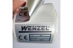 China PET PVC Matt Silver Polyester Sticker Blank 4 X 6 Direct Thermal Labels supplier