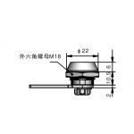 Die Cast Housing Cam Latch Lock Nickel Plated Electronic Cam Lock