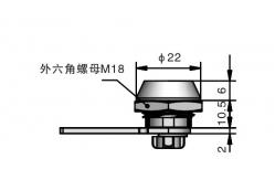 China Die Cast Housing Cam Latch Lock Nickel Plated Electronic Cam Lock supplier